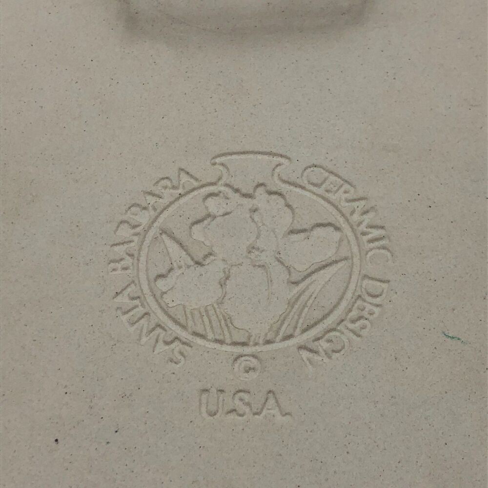Santa Barbara Ceramic Design Wall Clock Tile Flower Bouquet 1990 FACE ONLY - Picture 5 of 7